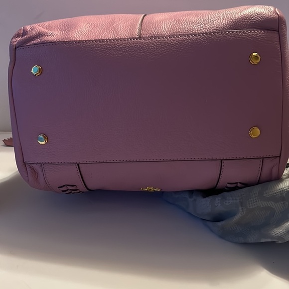 Oryanay NWT Lavender Pebble Leather Satchel - Picture 12 of 13